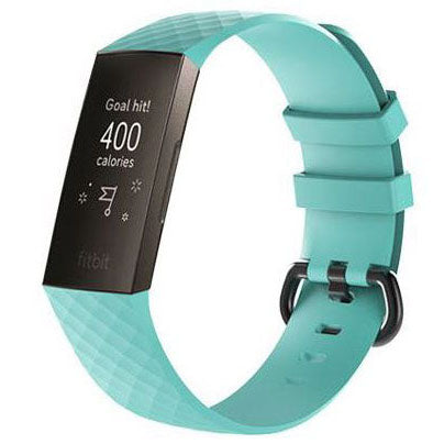 Strap For Fitbit Charge 4 Textured in teal