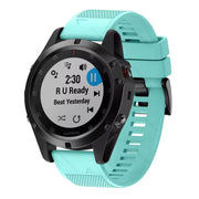 Silicone Strap For Garmin Descent Mk2 in teal