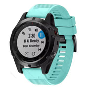 Garmin Fenix 5X Strap Silicone in teal