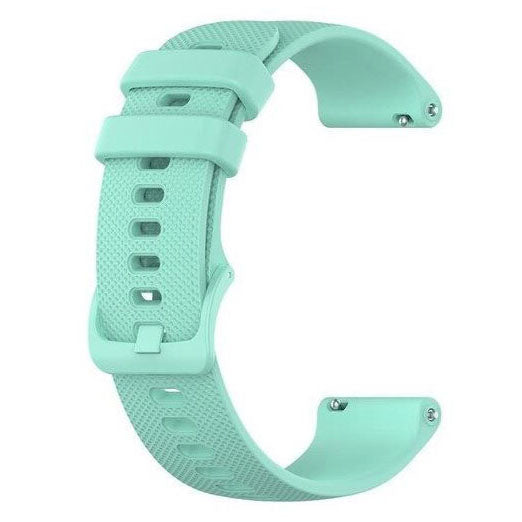 teal durable silicone band for garmin forerunner 265s
