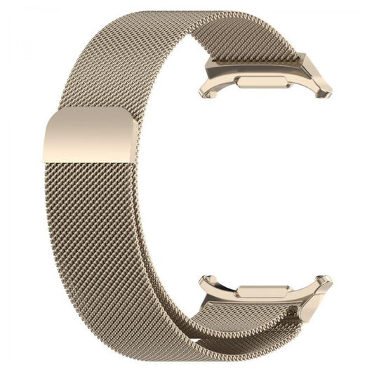 vintage gold galaxy watch ultra strap breathable mesh steel
