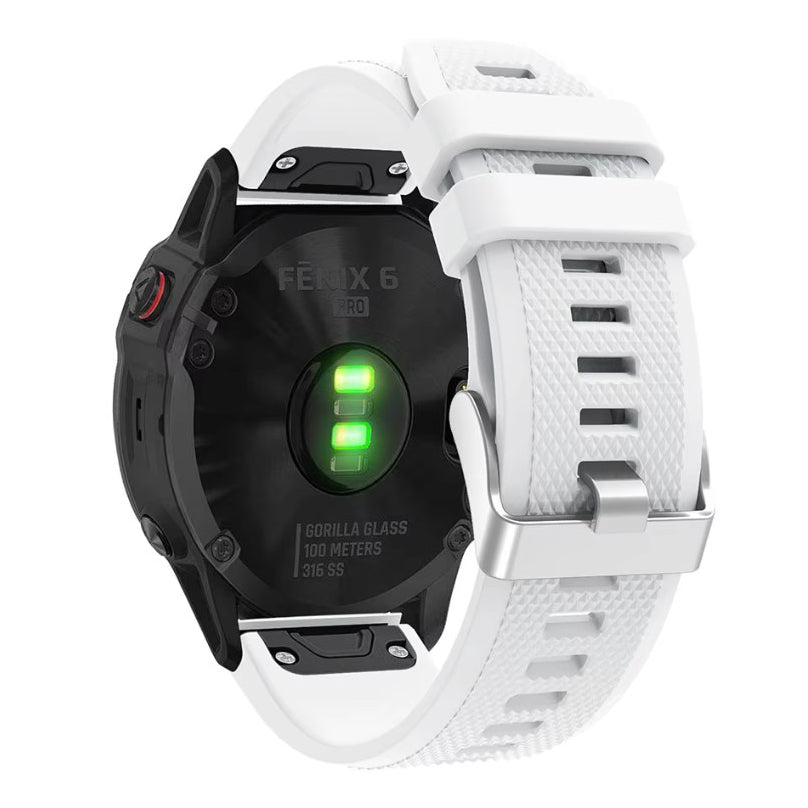 white Garmin Forerunner 955 Wristband