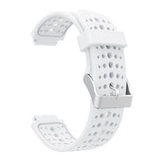 white garmin approach s6 silicone strap ventilated
