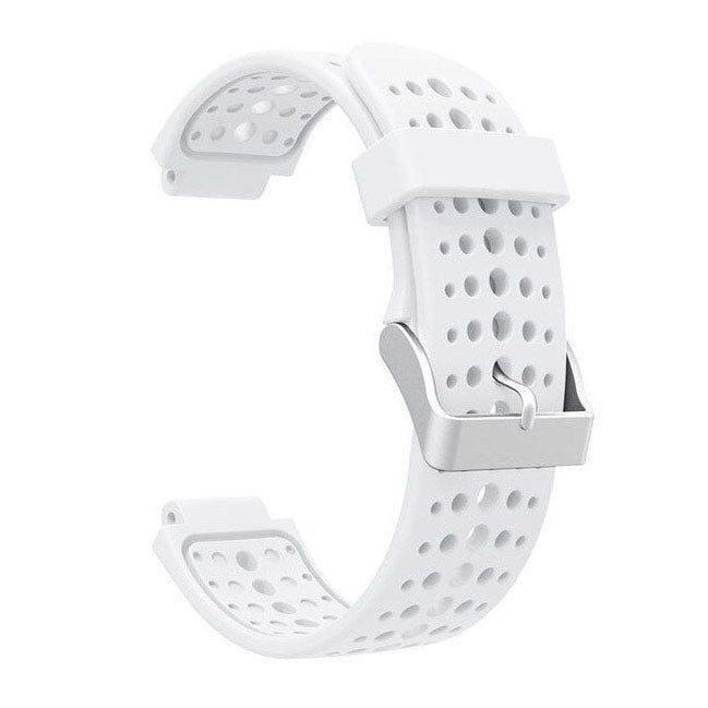 Garmin Forerunner 620 Strap Silicone One Size Buckle in white