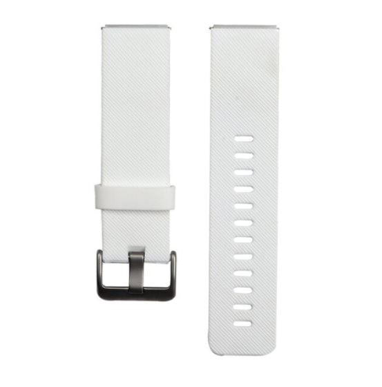 Large Small Strap Silicone Blaze Buckle in white