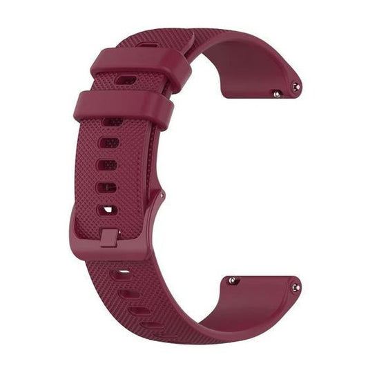 One Size Strap Forerunner 255 Silicone Buckle in wine red