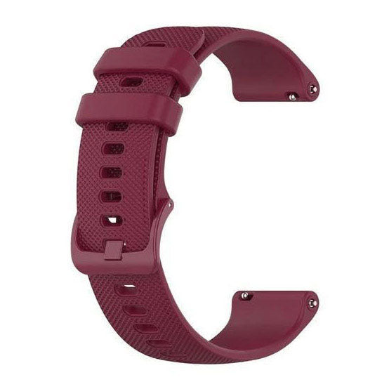 Garmin Venu 2 Strap Plain Style in wine red