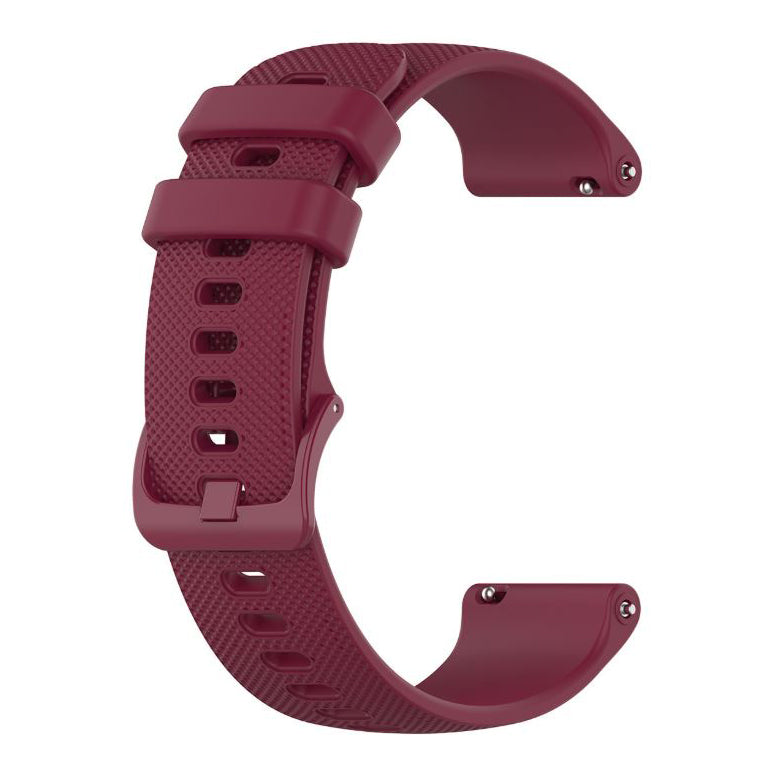 Strap For Honor S1 Silicone in wine red