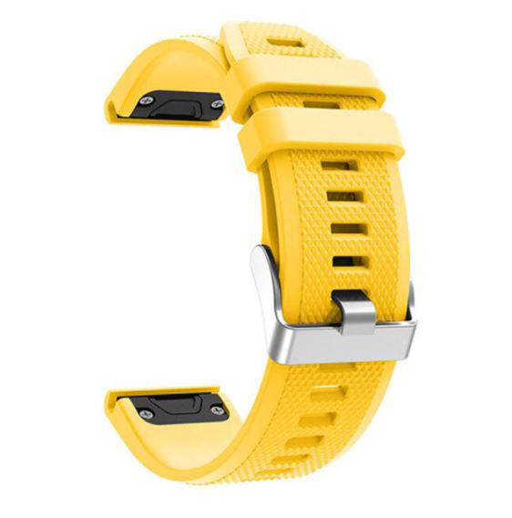 One Size Strap Forerunner 735 Silicone Buckle in yellow