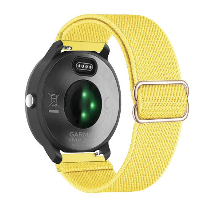 Garmin Forerunner 645 Strap Nylon One Size Loop in yellow