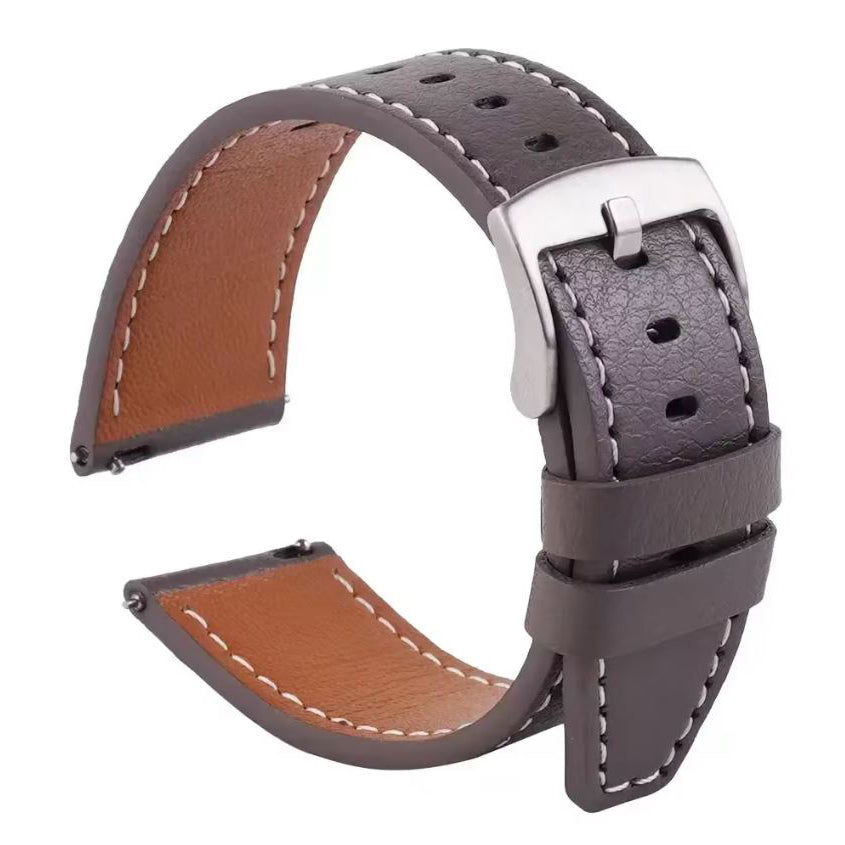 Amazfit Smartwatch 2 plain PU leather strap in grey