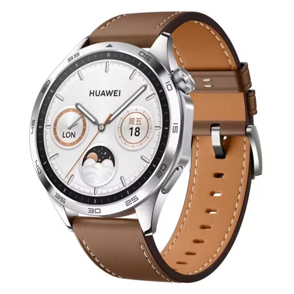 Coros Apex 2 Pro quick release leather strap in brown