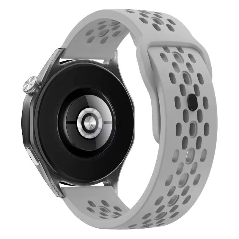 Coros Apex 2 Pro replacement silicone watch band in light grey