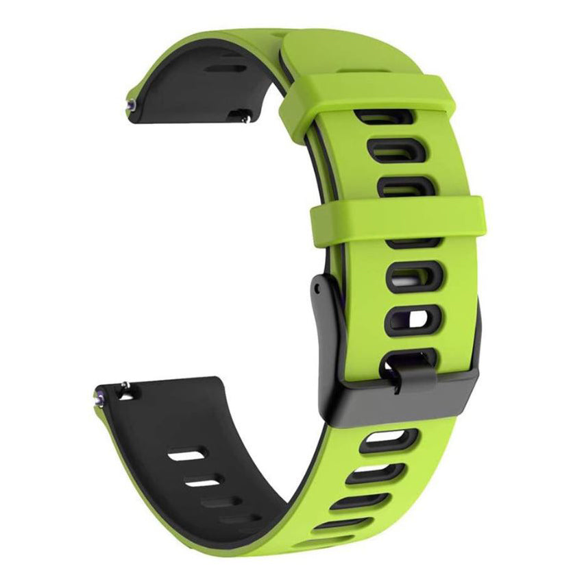 Coros Apex 2 Pro quick release watch strap in green black