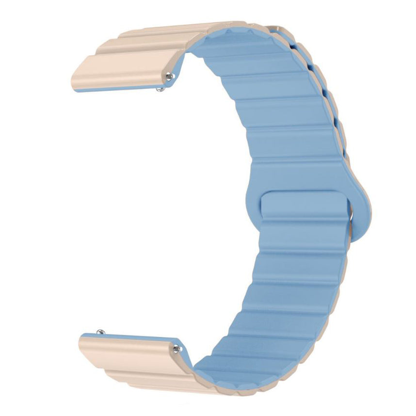 Coros Apex 2 Pro silicone replacement strap in beige blue