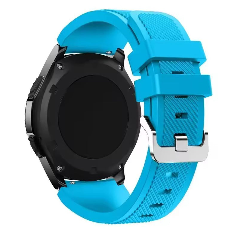 Coros Apex 2 Pro textured silicone strap replacement in sky blue