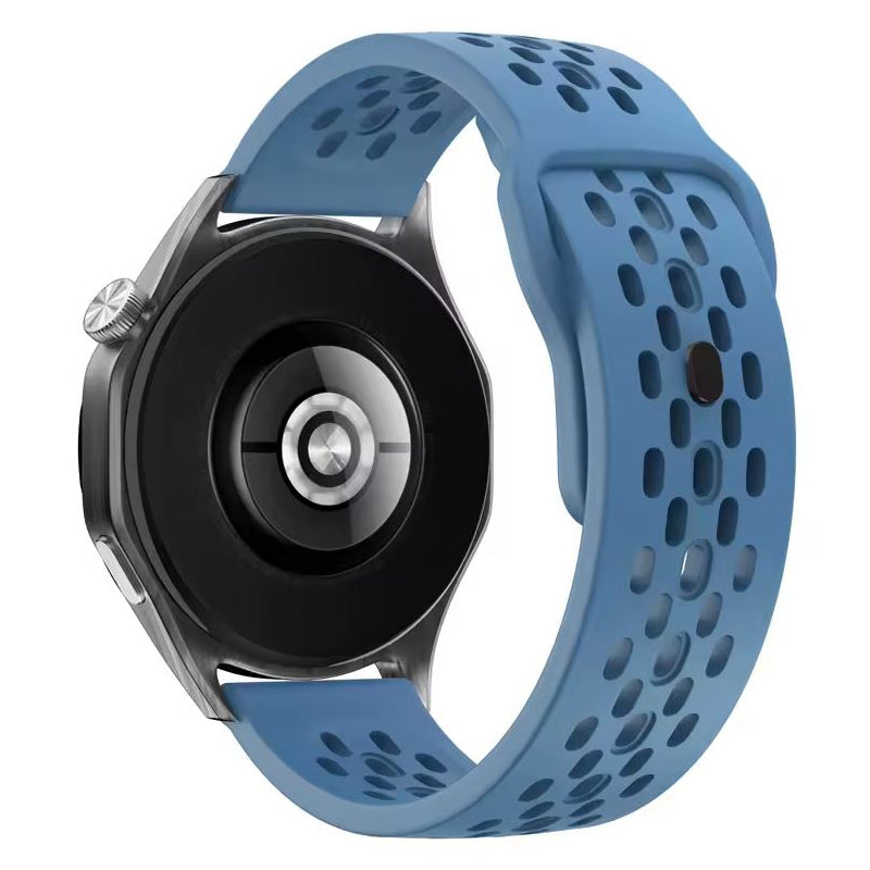 pin and tuck silicone strap coros apex in light blue