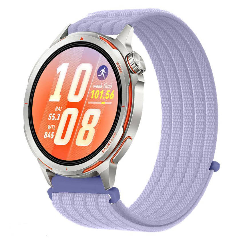 Coros Pace 2 nylon quick release band in light purple