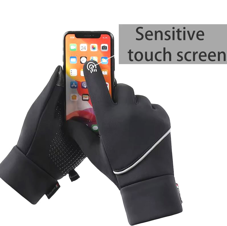 touchscreen running gloves fingertip detail