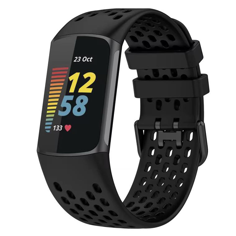 Fitbit Charge 6 durable replacement watch strap in black