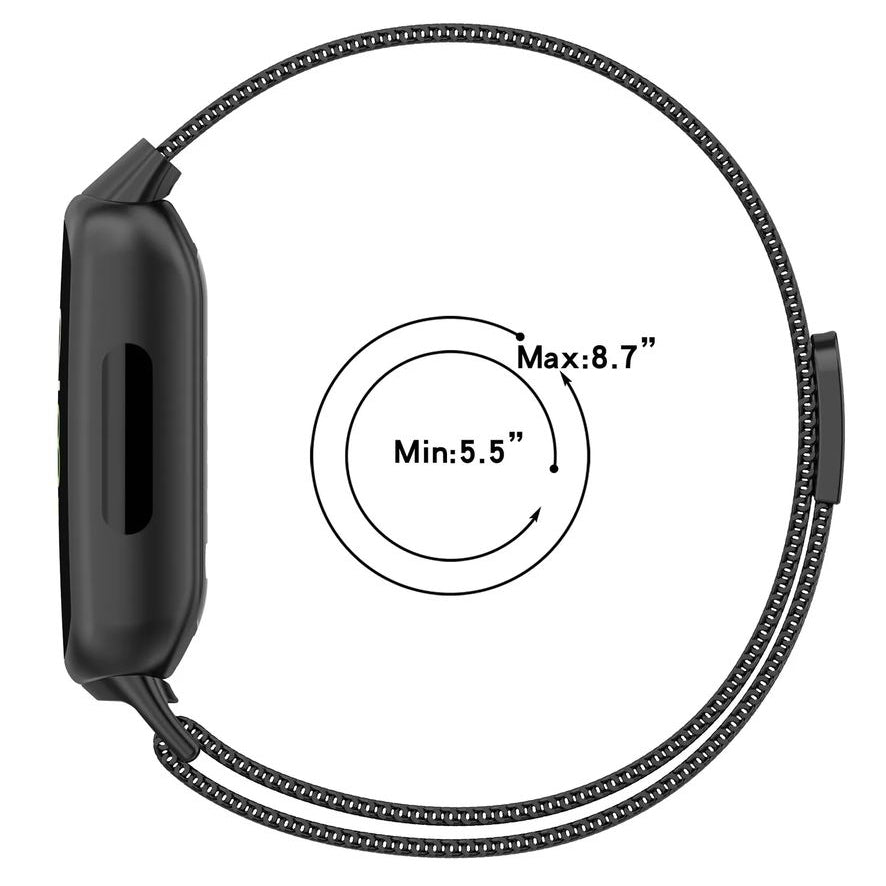 Fitbit Inspire 3 Milanese magnetic strap size guide