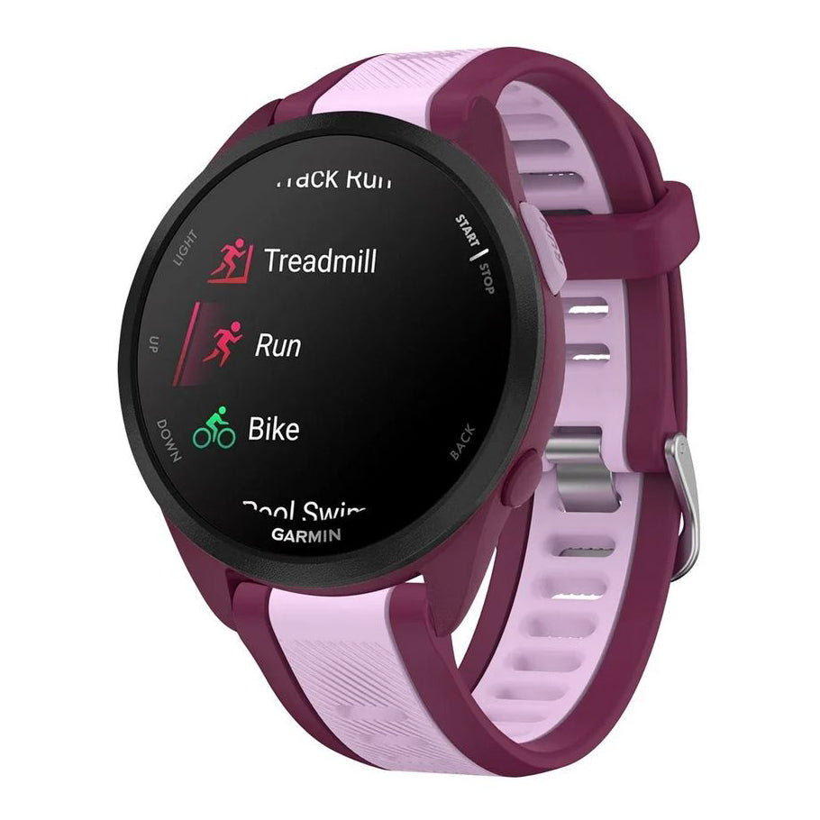 Garmin Forerunner 145 watch band replacement in wine red purple