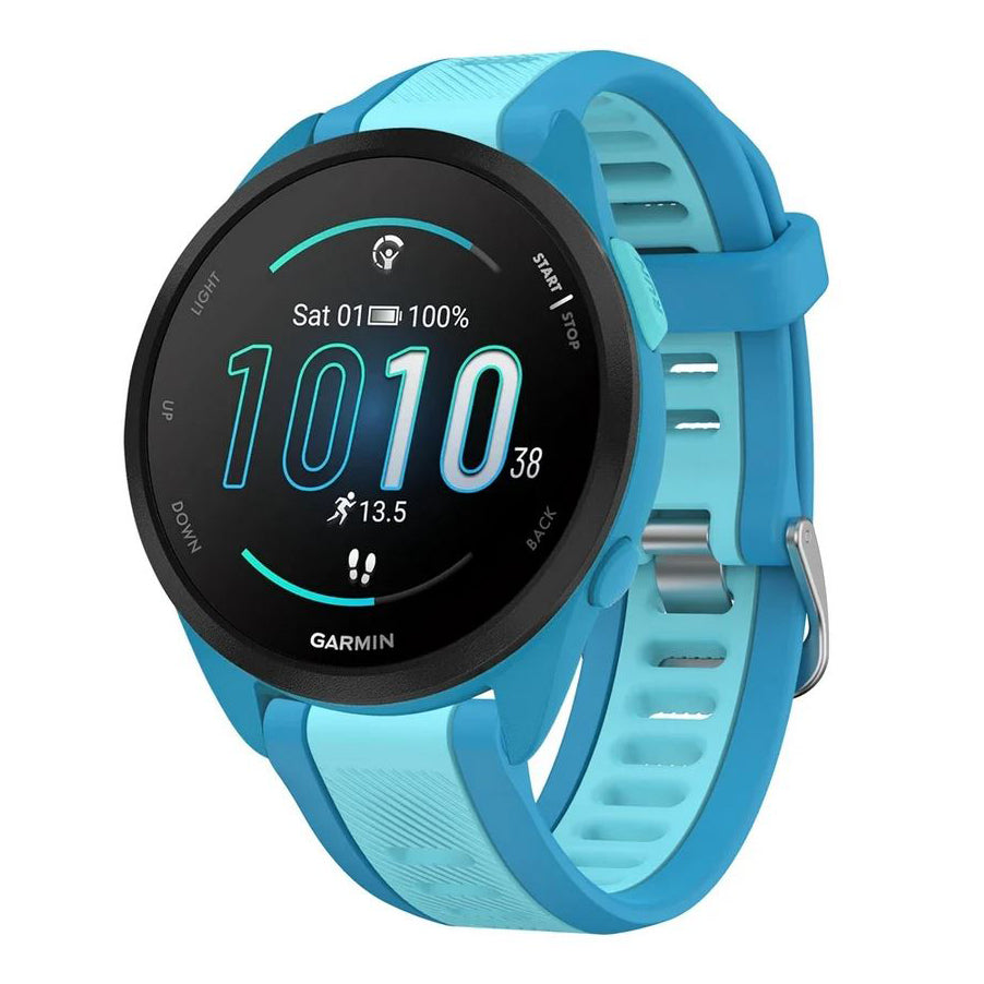 garmin forerunner 55 replacement watch strap in light blue