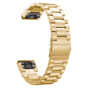Garmin Descent G1 metal link watch band in gold