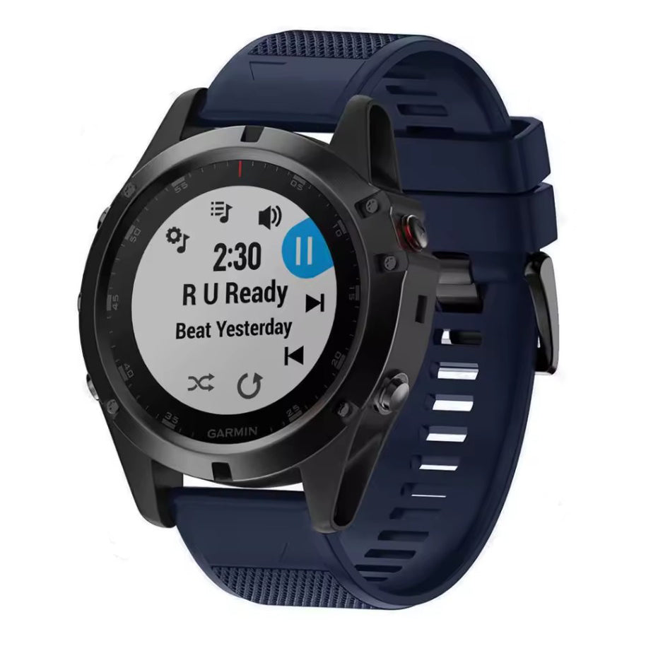 Garmin Epix Pro Gen 2 Silicone Watch Band in midnight blue