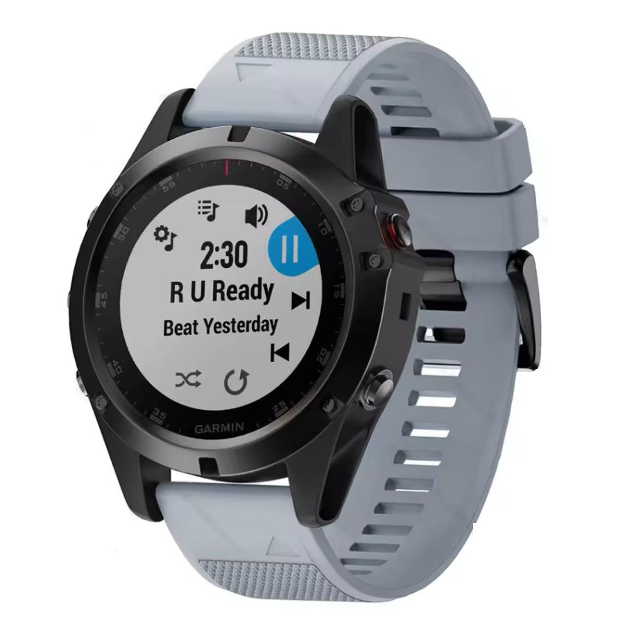 Garmin Epix Pro Gen 2 silicone wristband in dark grey