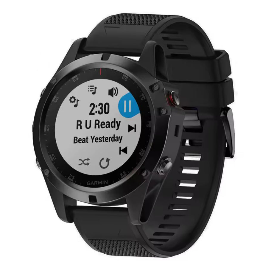 Garmin Epix Pro Gen 2 silicone band in black