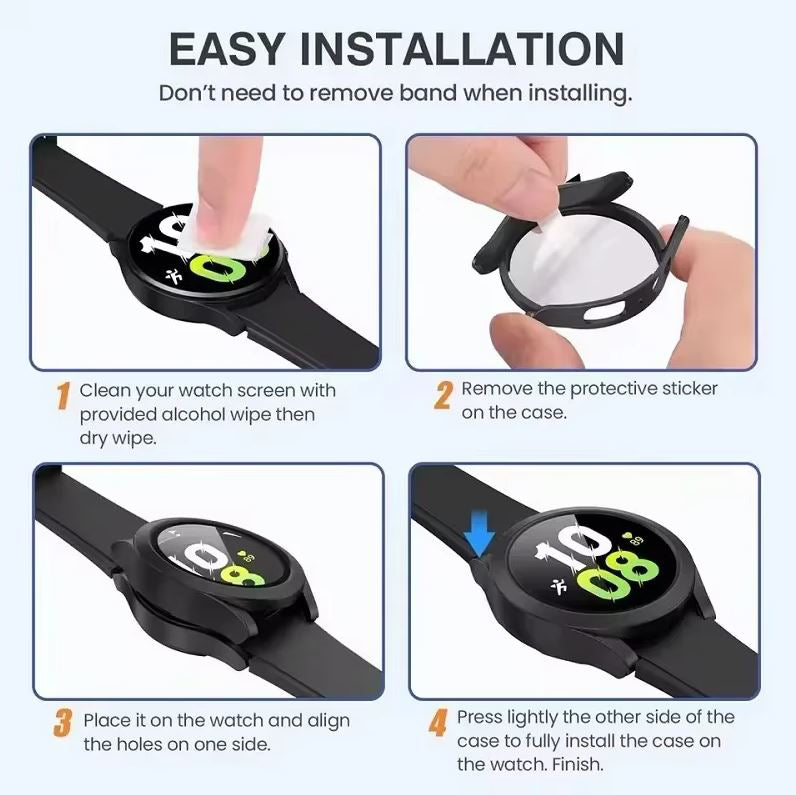 forerunner 570 47mm tempered glass clarity installation guide