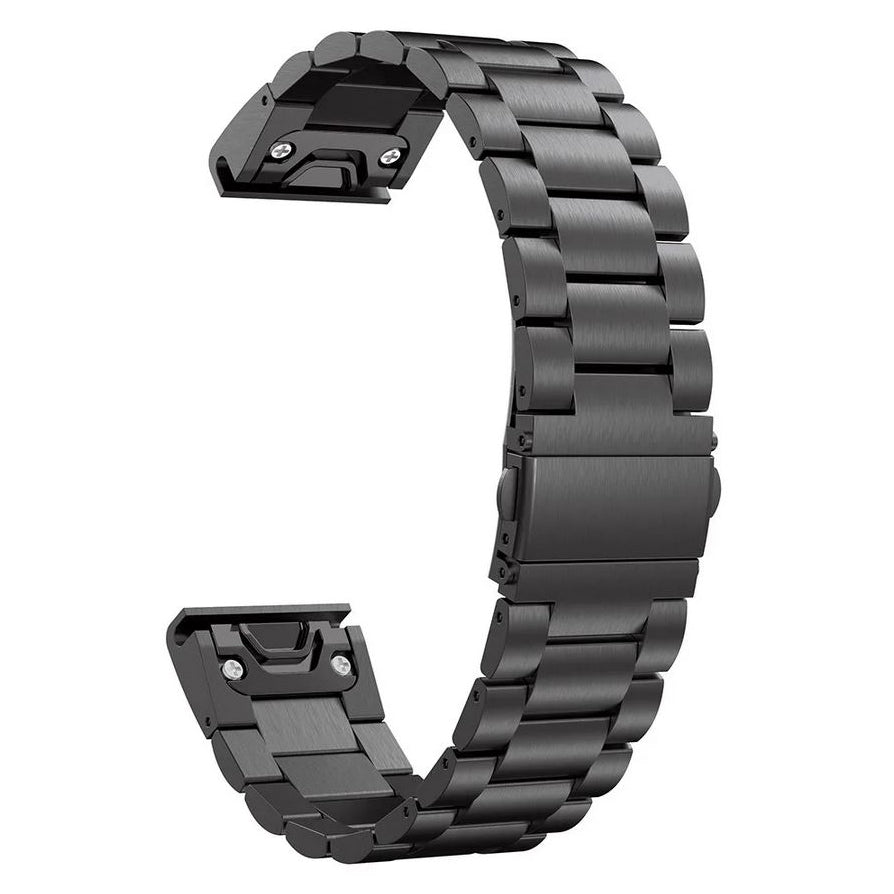 garmin forerunner 945 replacement steel strap in black
