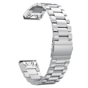 garmin-instinct-2 stainless steel strap in silver
