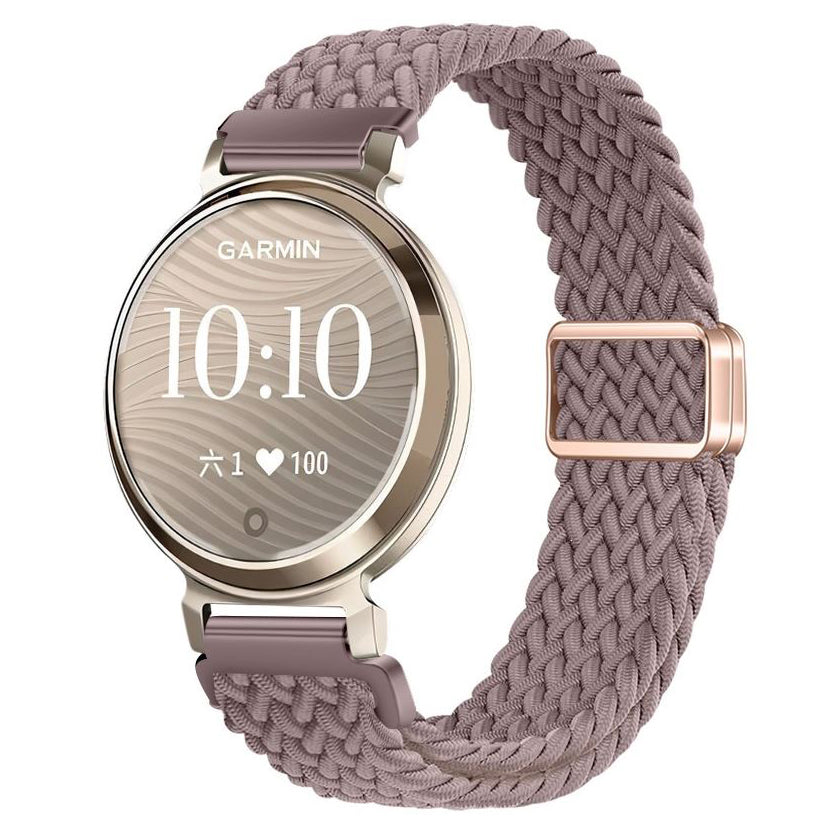 Garmin Lily 2 Active bohemian nylon band in purple