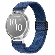 Garmin Lily 2 Active nylon bohemian strap in blue