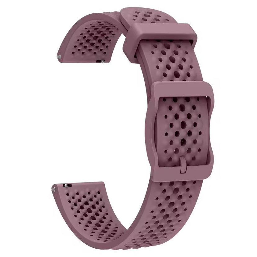 Garmin Lily 2 silicone buckle replacement wristband in smoky purple