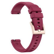 Garmin Lily 2 Classic silicone replacement strap in burgundy