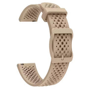 Garmin Lily 2 silicone breathable replacement band in light gold