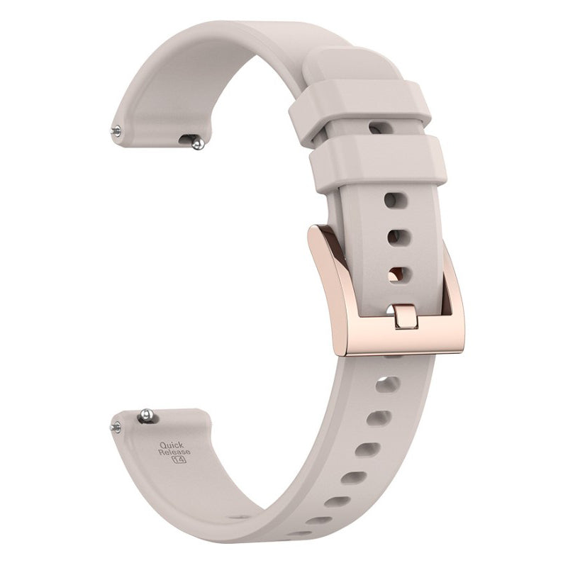 garmin lily 2 active silicone wristband in sand ash