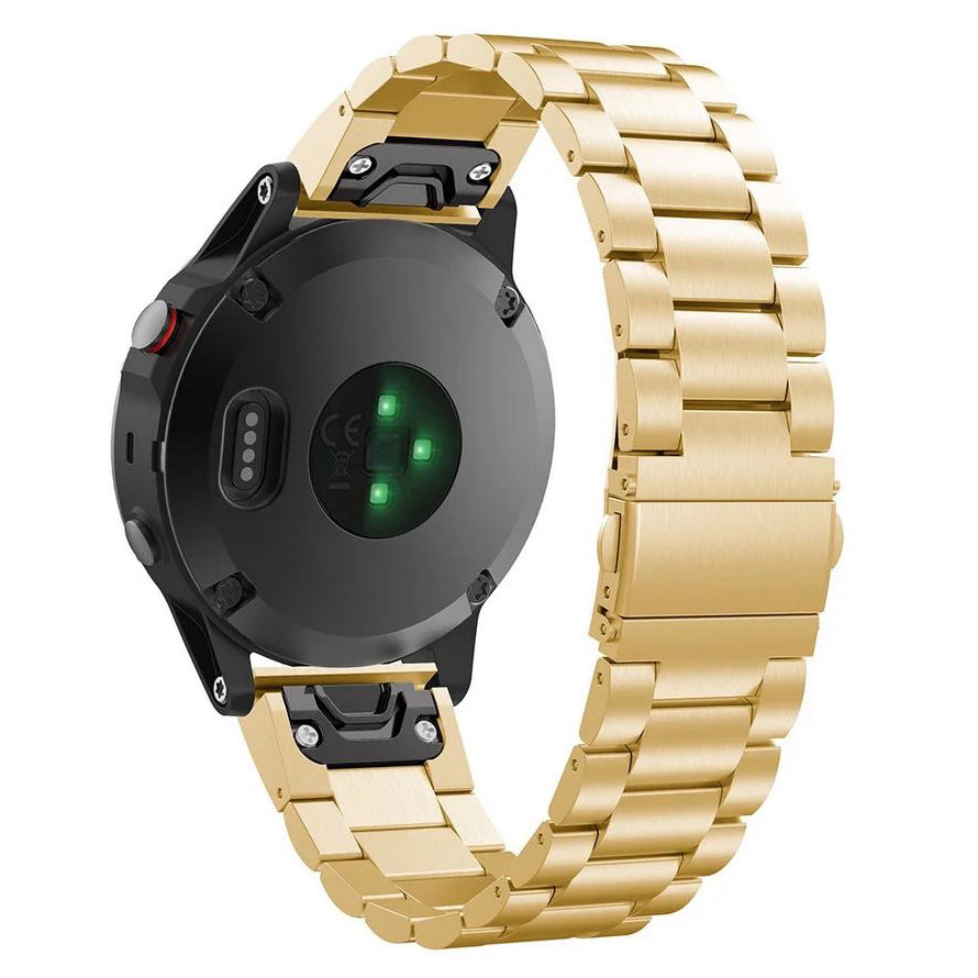 garmin quatix 5 metal watch strap in gold