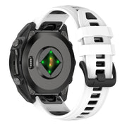 Garmin Tactix 8 silicone strap replacement in white black
 