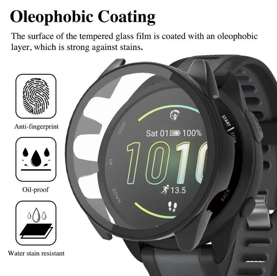 Garmin Venu 2S screen protector fitted