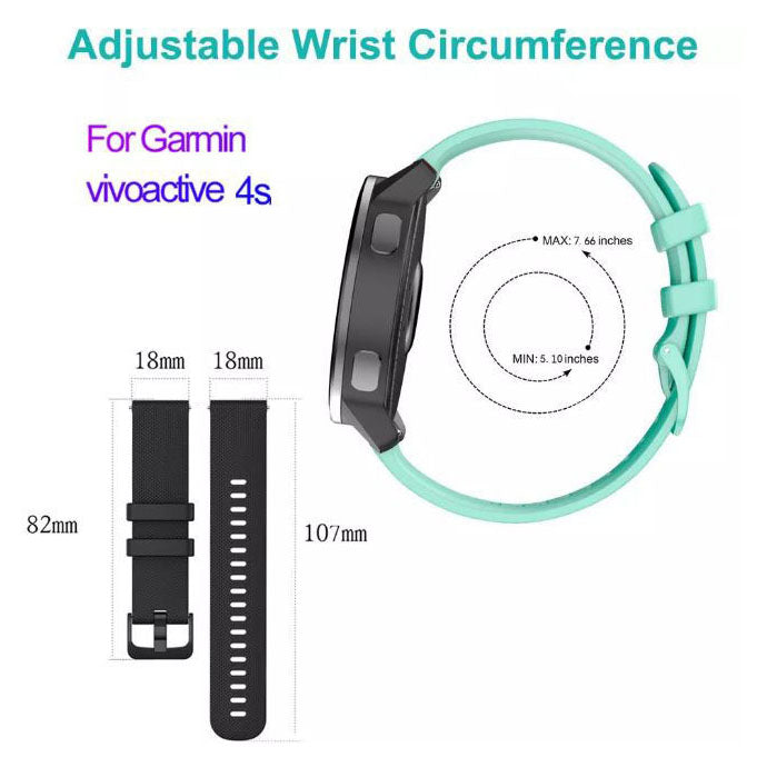garmin venu 4 silicone replacement strap