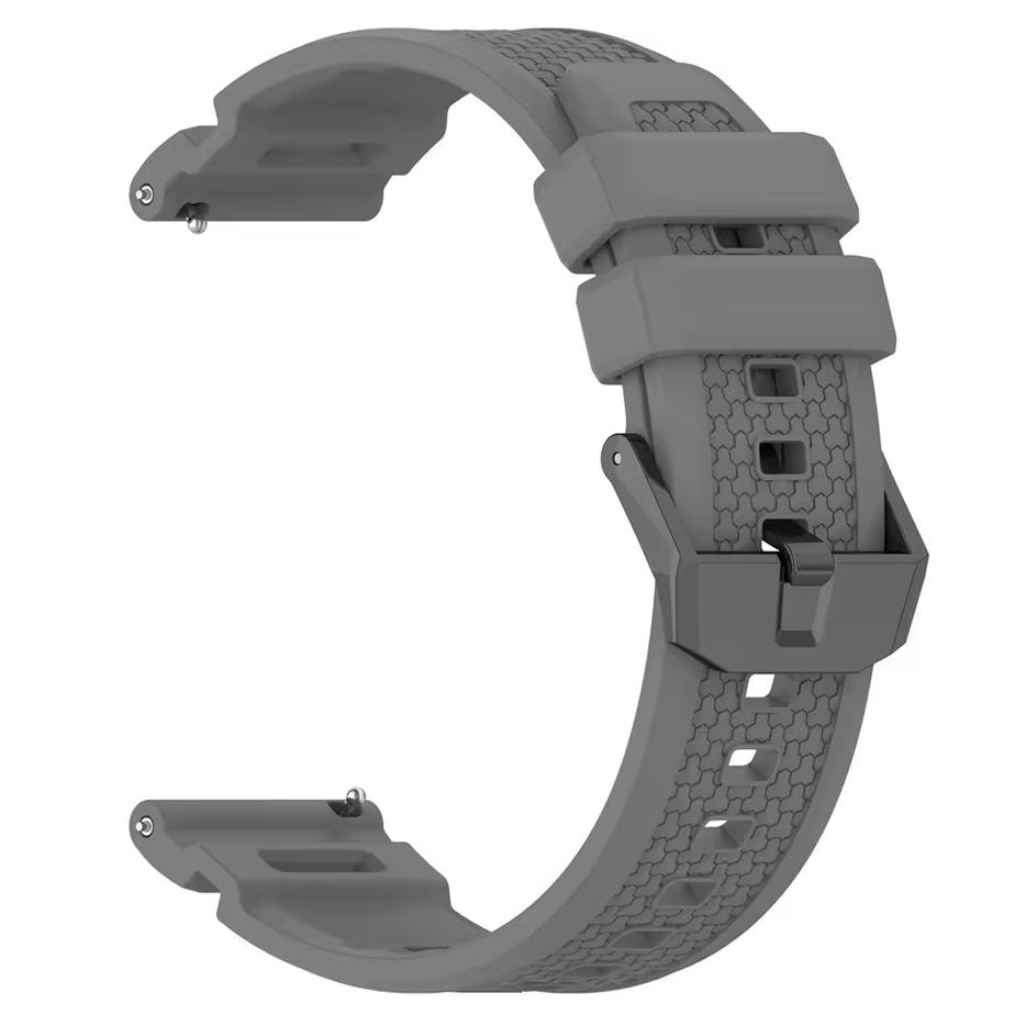 Garmin Venu X1 silicone textured wristband in grey