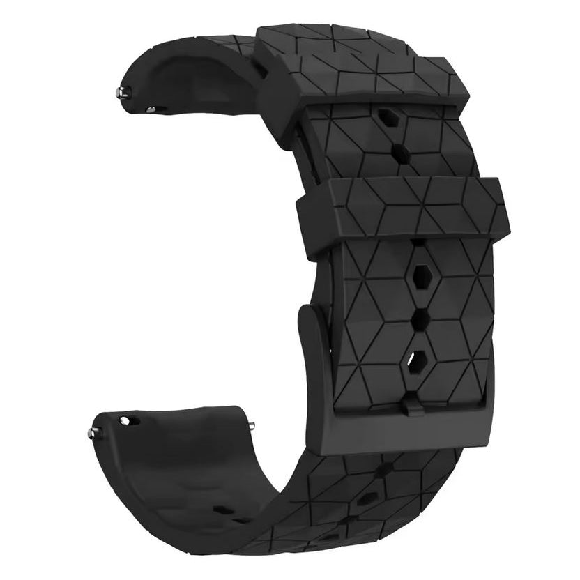 garmin venu x1 silicone wristband design in black