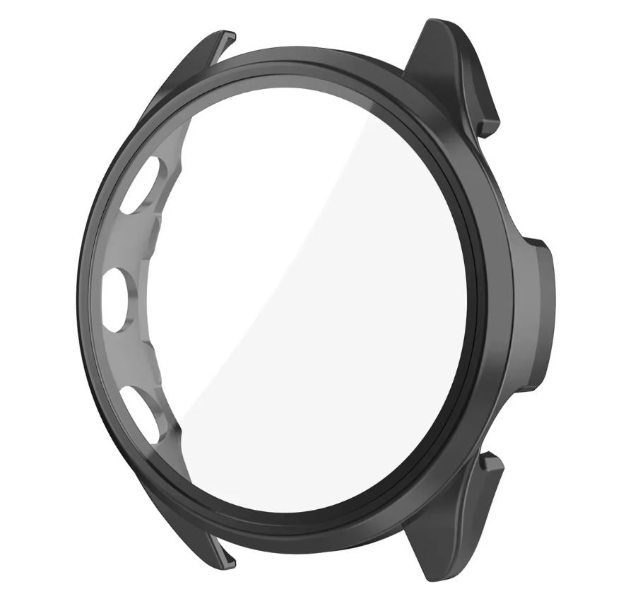 garmin vivoactive 4s tempered glass protection in black