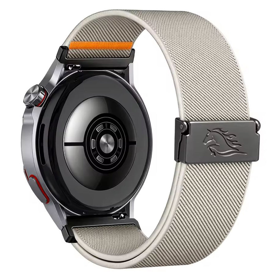 Garmin Vivoactive 4S Pegasus buckle replacement band in starlight white