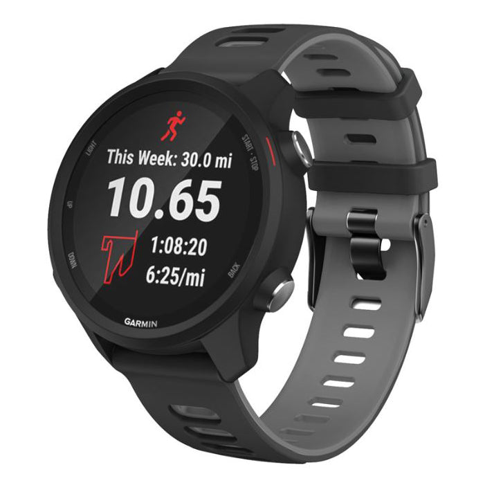garmin vivomove 3 quick release strap in black grey
