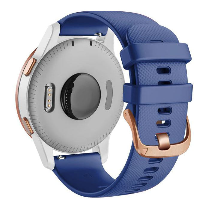 garmin vivomove luxe replacement watch strap in midnight blue
